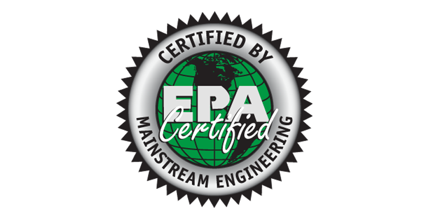 Certified by Epa Mainstream Engineering Logo